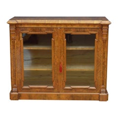 Antique Superb Victorian Bookcase or Display Cabinet