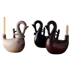 Set of 3 Acatlán Tototl Candleholders by Onora