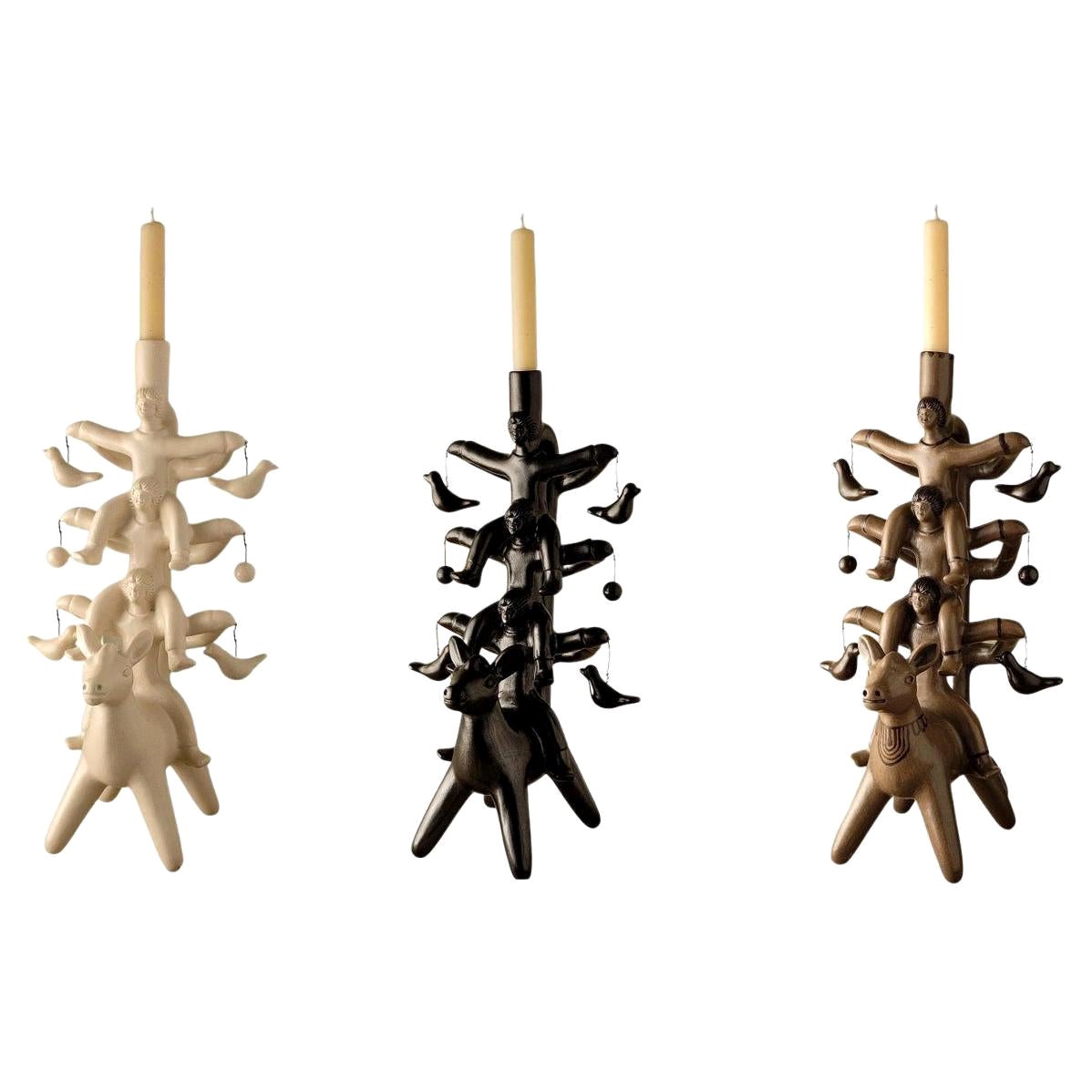 Set of 3 Acatlán Candleholder by Onora For Sale