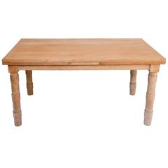 French Modernist Oak Dining Table