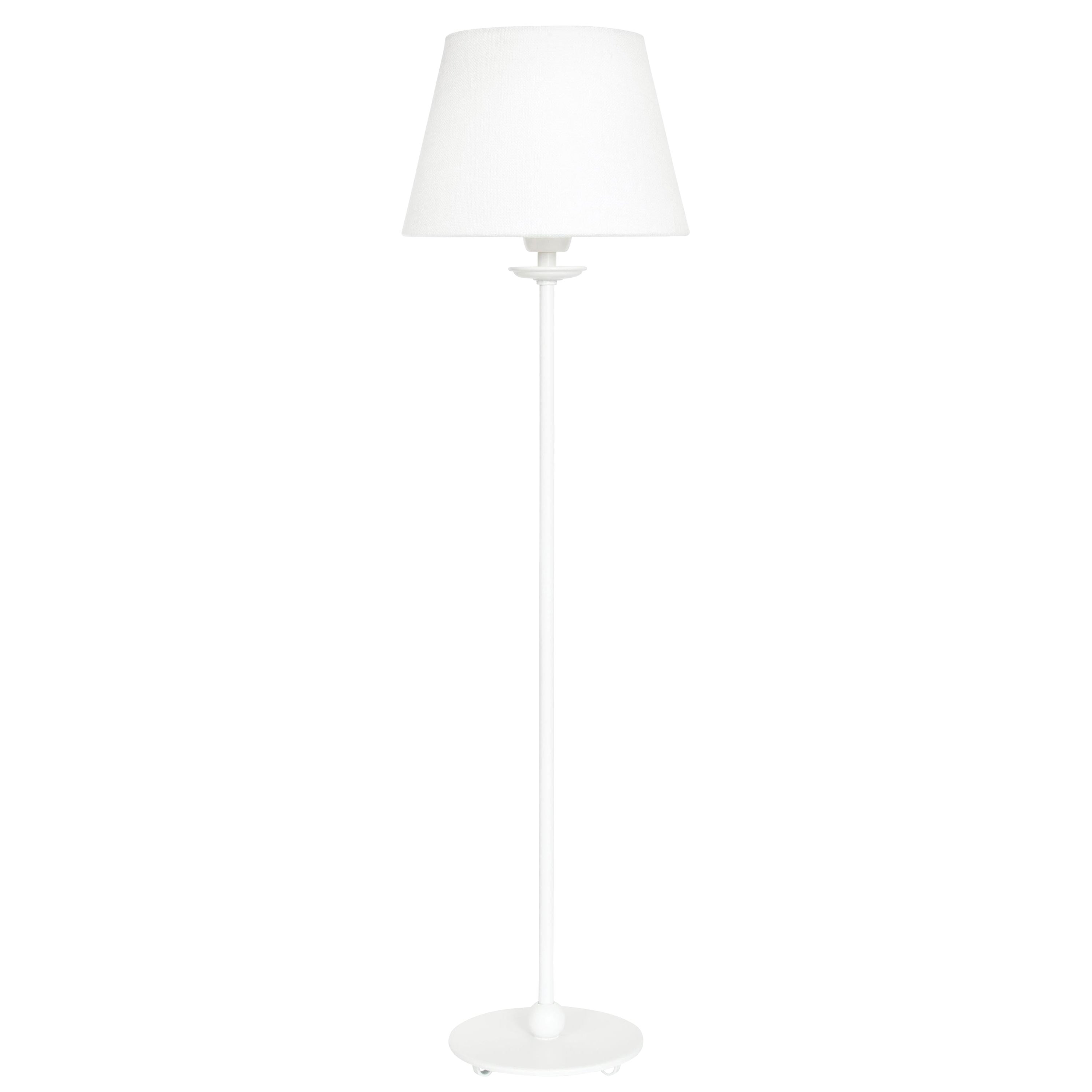 Konsthantverk Uno Medium White Table Lamp For Sale