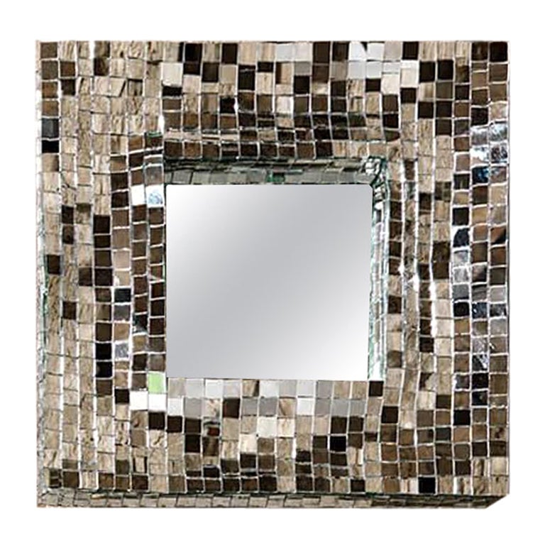 Miroir carré de Davide Medri en vente
