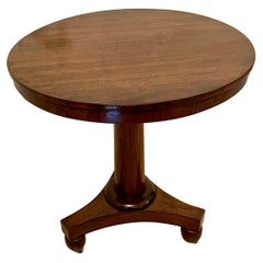 Antique Victorian Quality Rosewood Lamp Table