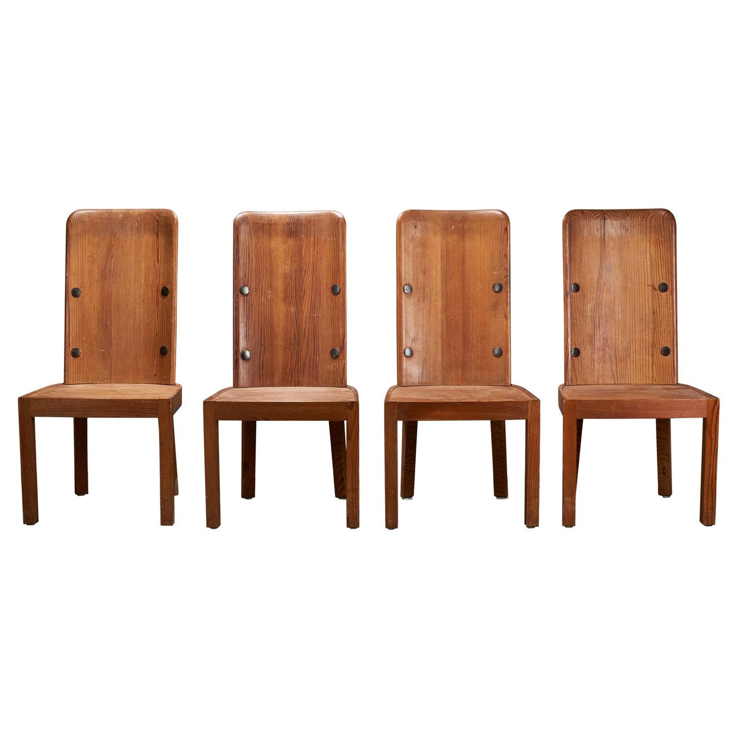 Set of four chairs 'Futurum' by Axel Einar Hjorth for NK, Sweden, 1928 For  Sale at 1stDibs