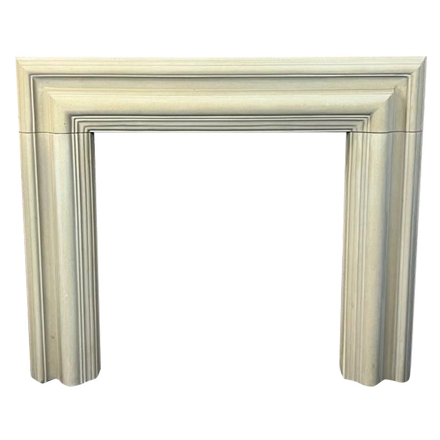 20th Century, Sandstone Bolection Fireplace Mantlepiece For Sale
