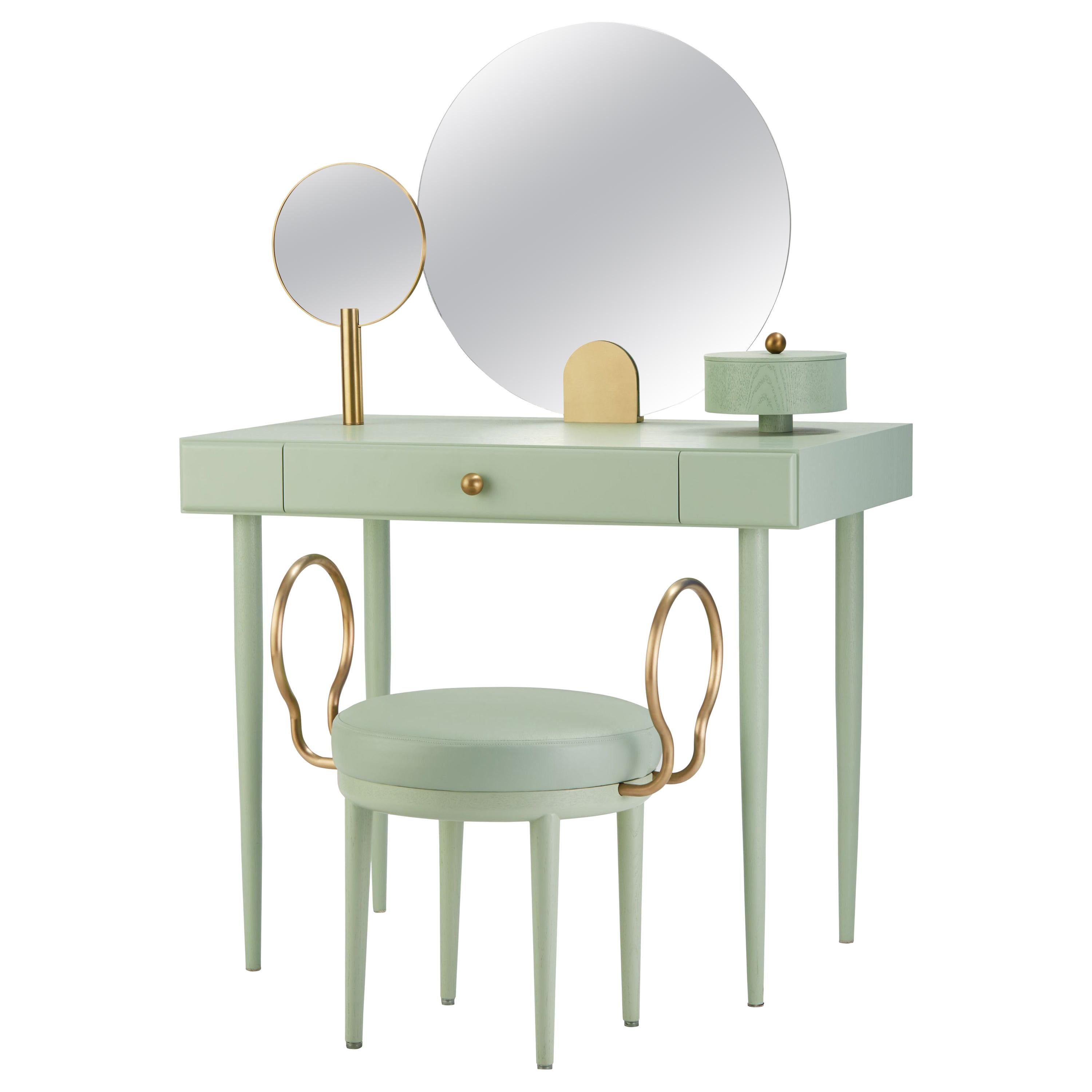 Rose Selavy Vanity Desk with Stool by Thomas Dariel For Sale at 1stDibs