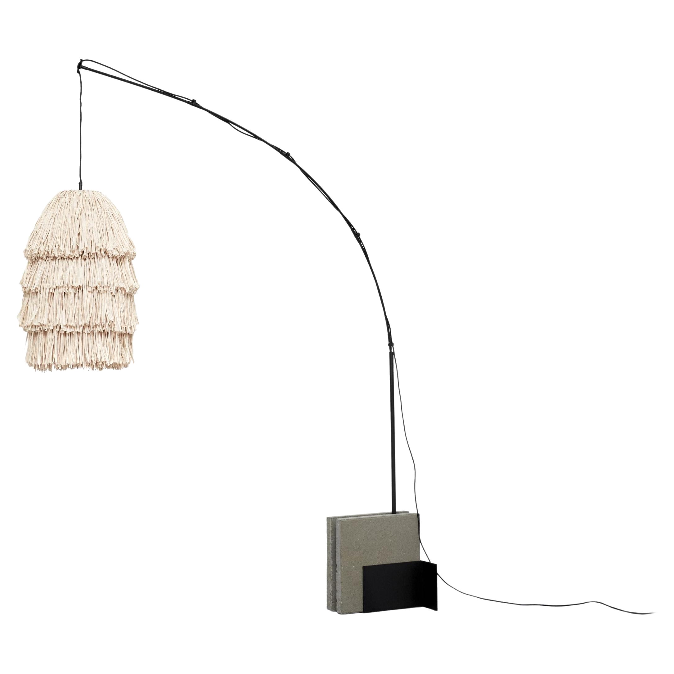 Beige Fran M Stand Floor Lamp by Llot Llov For Sale