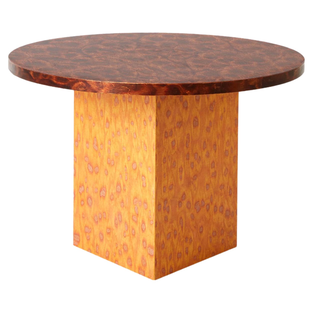 Round Slim Osis Triangle Base Side Table by Llot Llov For Sale