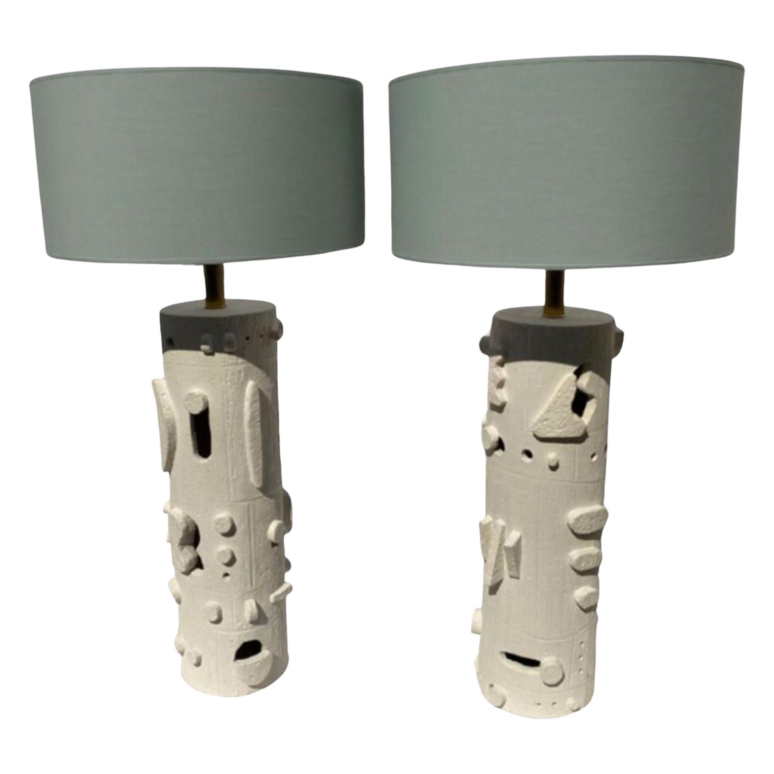 Set of 2 Standing Lamp by Olivia Cognet For Sale