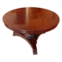 Early 19th Century Regency to George IV Tilt-Top Center Table