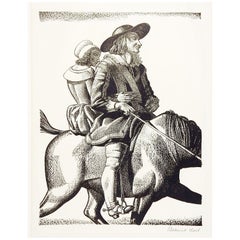 Rockwell Kent Taming of the Shrew Lithograph
