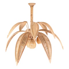 Coconut Tree/ Palm Tree Rattan Pendant