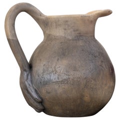 Hand Handle Ceramic Carafe/Vase