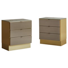 Pair of Mauve Ello Nighstands with Drawers