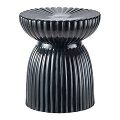 Glossy Ceramic Stool / Guéridon Designed by Thomas Dariel