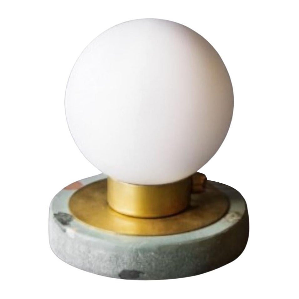 Disco Mini Stone Table Lamp by Contain For Sale