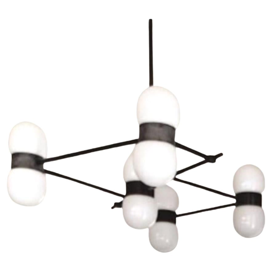 Nuvol Chandelier 5 Lamps by Contain For Sale