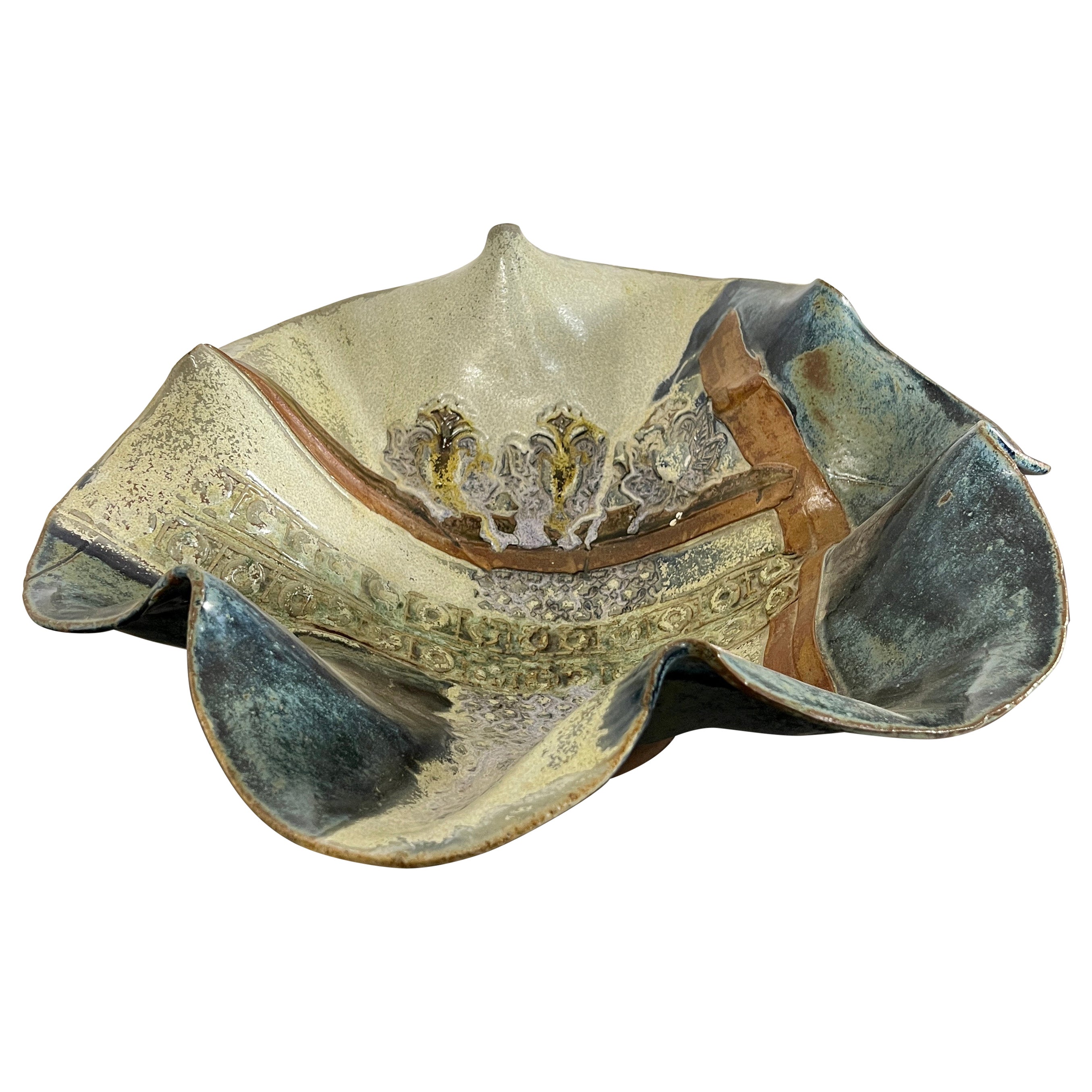 1980s Clam Shell Design Bowl For Sale at 1stDibs