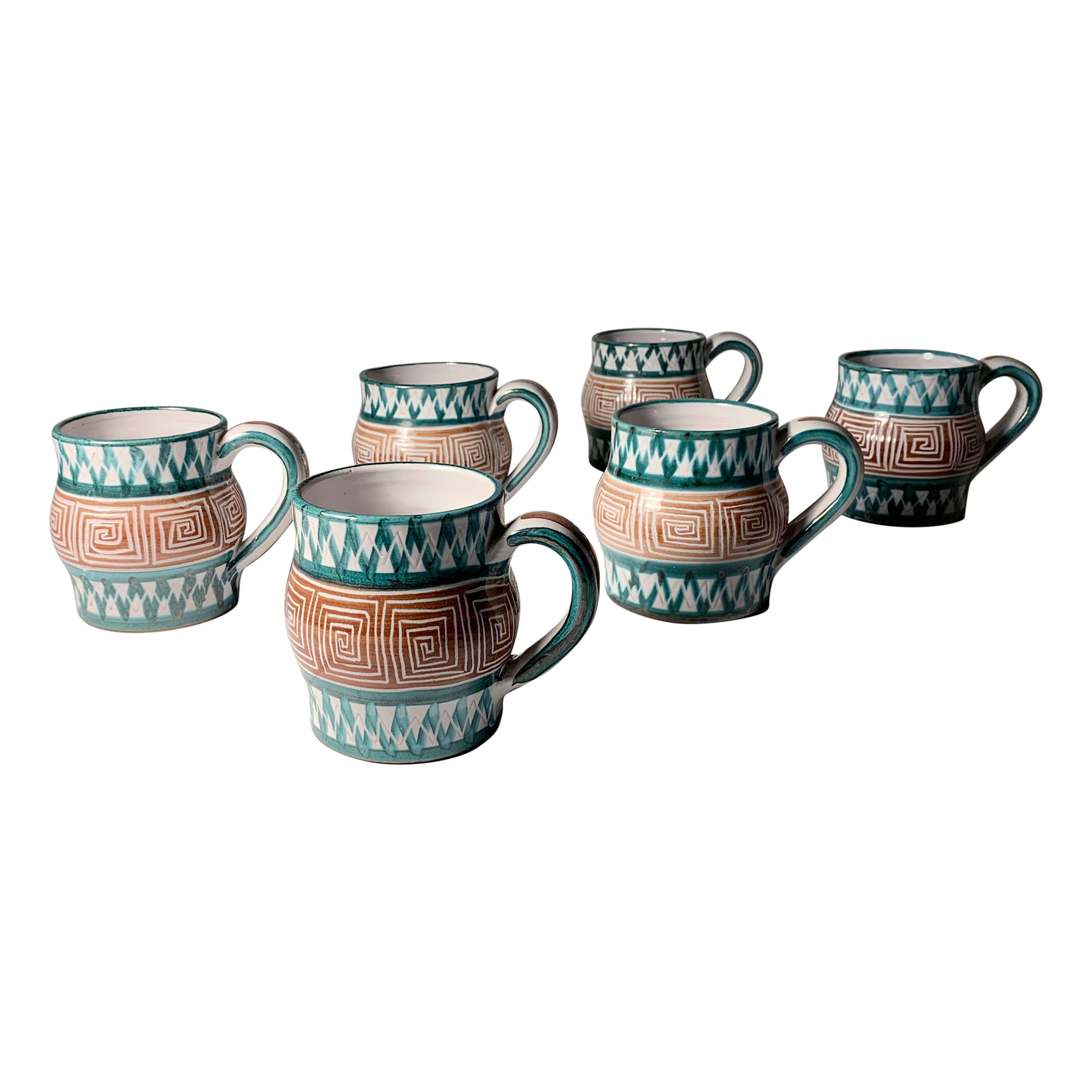 Robert Picault Set of 6 Cups For Sale