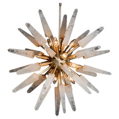 Lampe à suspension en quartz blanc naturel par Aver