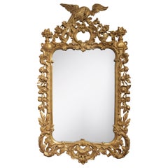 Antique Eagle studded American Mirror