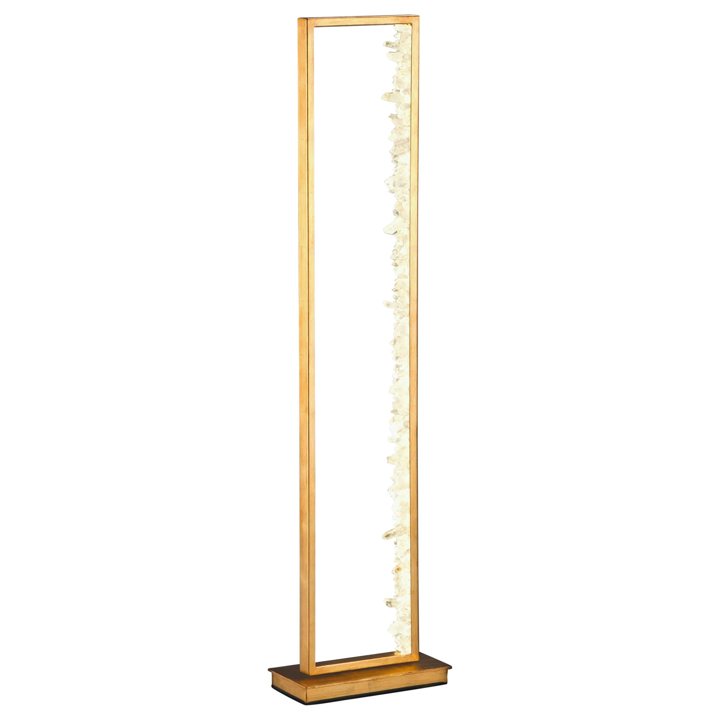 Lampadaire en quartz d'Aver