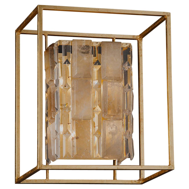Quartz Wall Sconce by Aver For Sale at 1stDibs