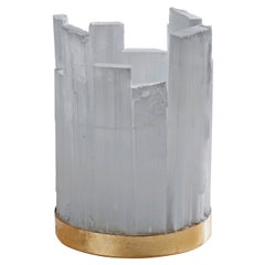 Selenite Candle Holder by Aver 