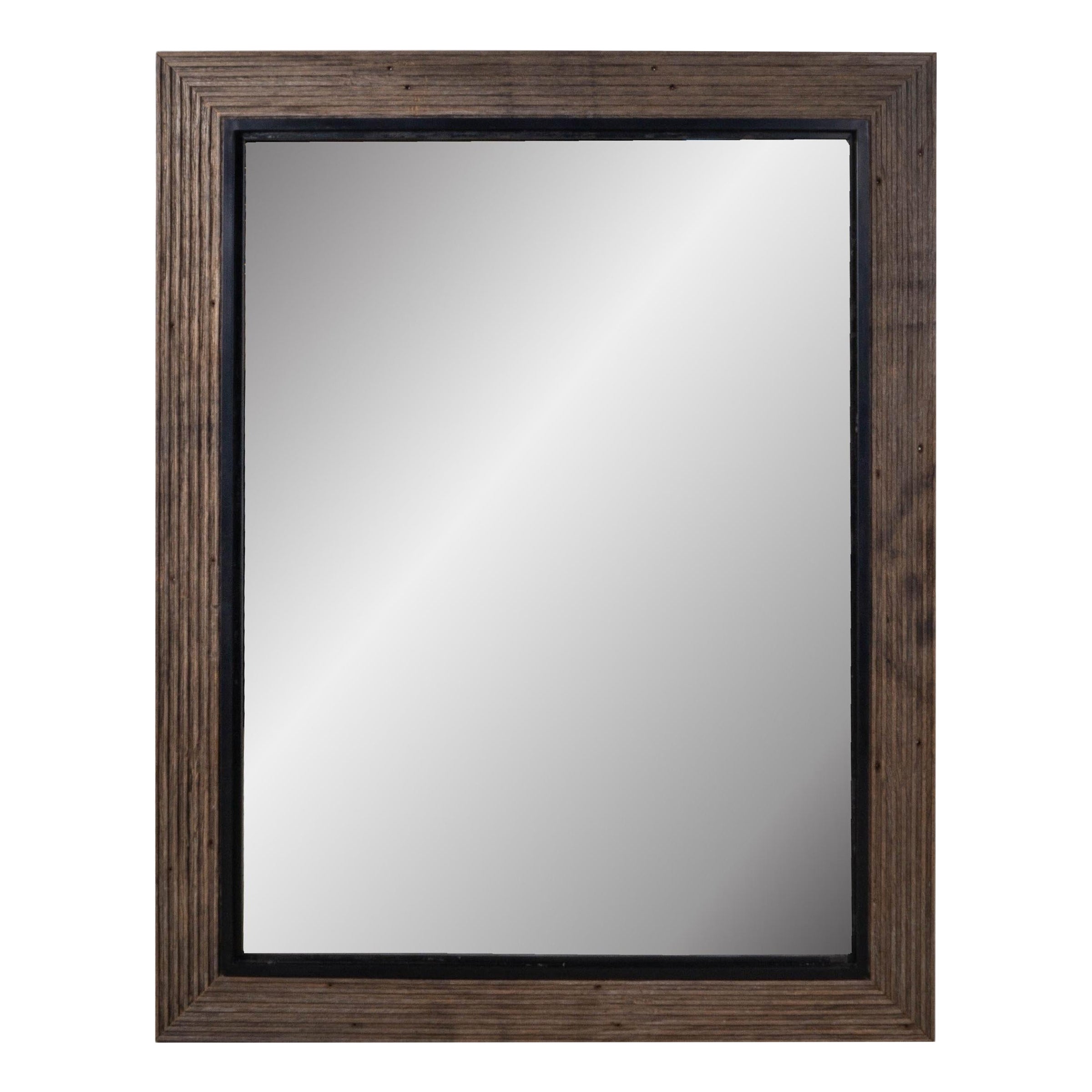 Limed Oak Framed Mirror at 1stDibs limed oak mirror, wood oak framed