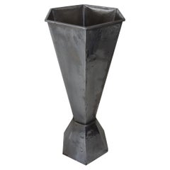 Vintage Umbrella Stand in Silver Plated Bronze , 1930, German