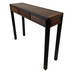 Solid Rosewood Console Table With Drawers 