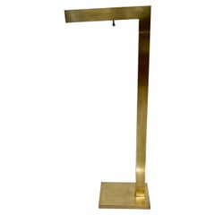 Retro 1979 Chapman Task Pharmacy Brass Floor Lamp Ultra-Modern