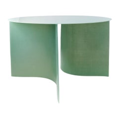 Contemporary Light Green Fiberglass, New Wave Dining Table 150 D, by Lukas Cober