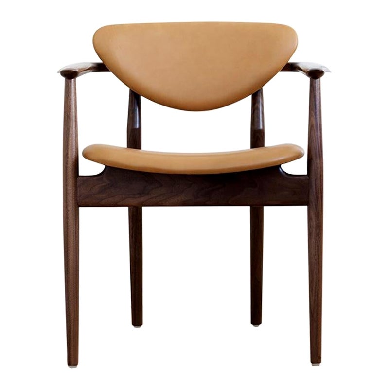 Finn Juhl 109 Chair, Wood and Leather by House of Finn Juhl