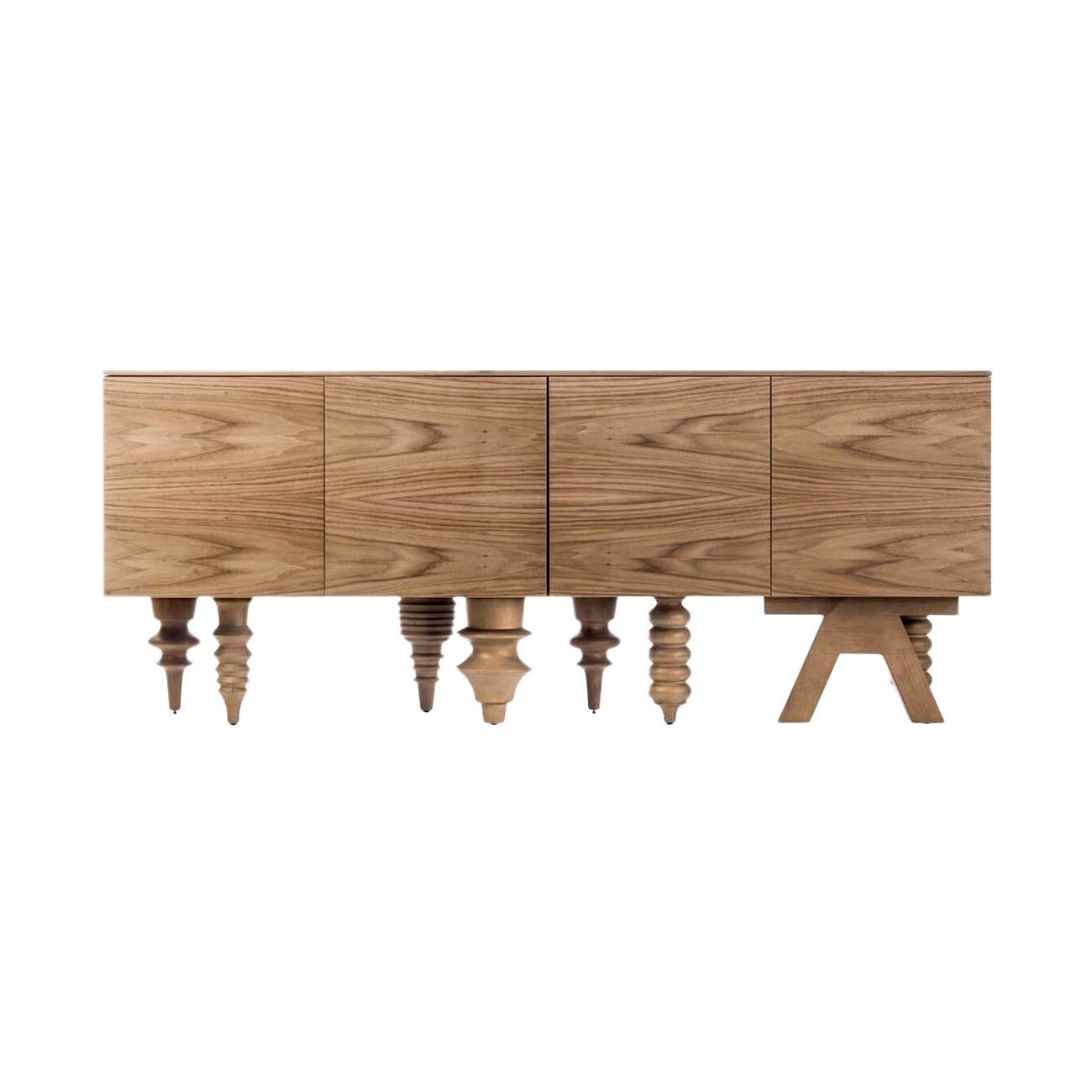 Multileg Walnut Cabinet by Jaime Hayon for BD Barcelona Design For Sale