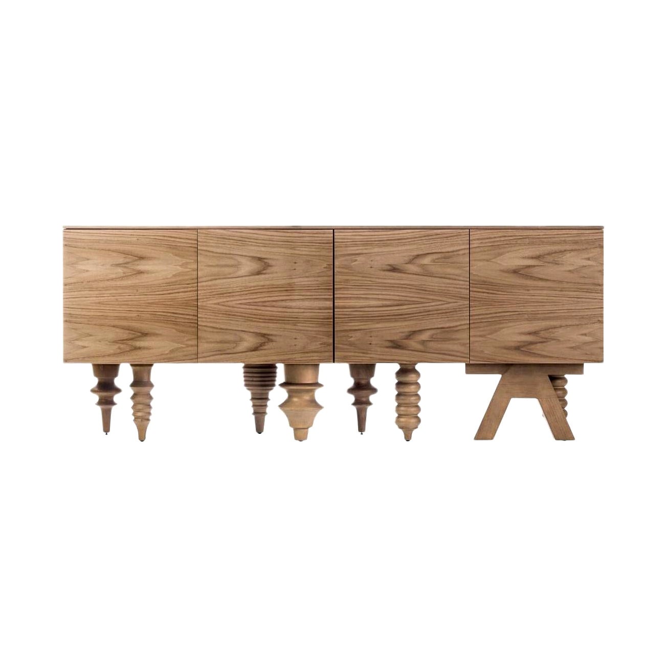 Meuble de rangement Multileg en noyer de Jaime Hayon pour BD Barcelona Design