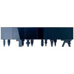 Jaime Hayon Blue Multileg Cabinet "Showtime" Marble / MDF / Wood by BD