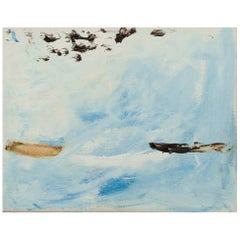Yrsa Bergengen, Swedish Artist, Abstract Composition, T"Tång", Oil on Canvas
