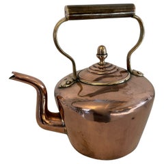 Antique George III Quality Copper Kettle 