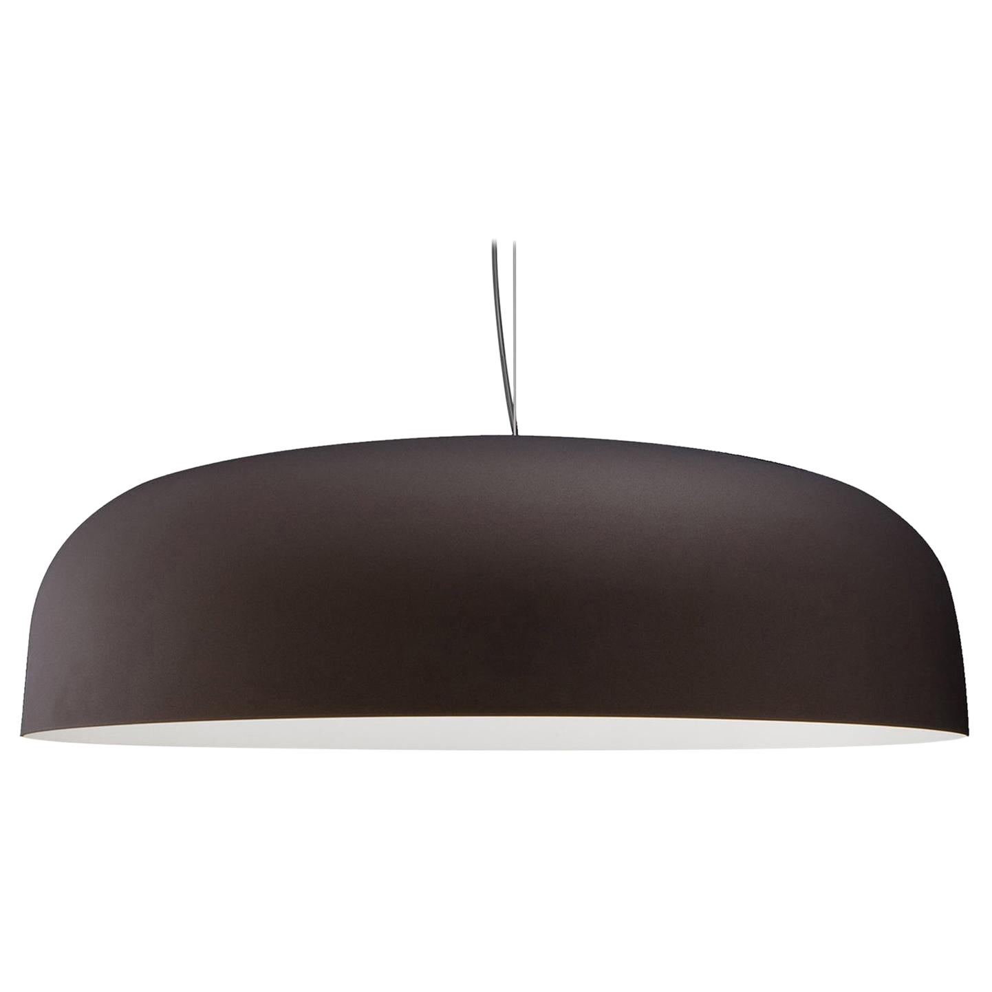 Francesco Rota Suspension Lamp 'Canopy' 421 Bronze and White by Oluce For Sale