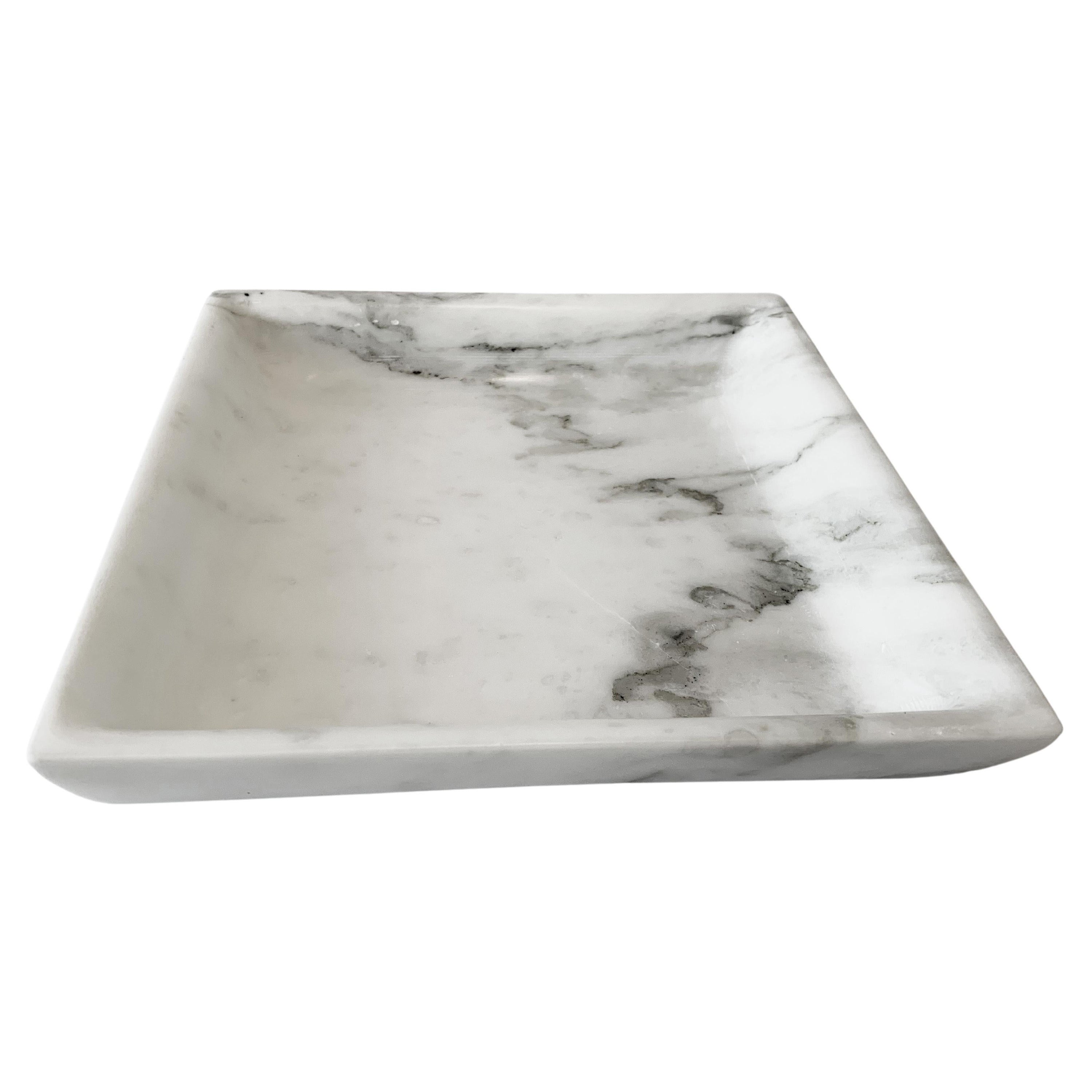"A" Marble Tray, Morfosi For Sale