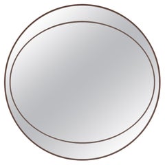 Revised Lordington Round - wall mirror SAND RAL1019