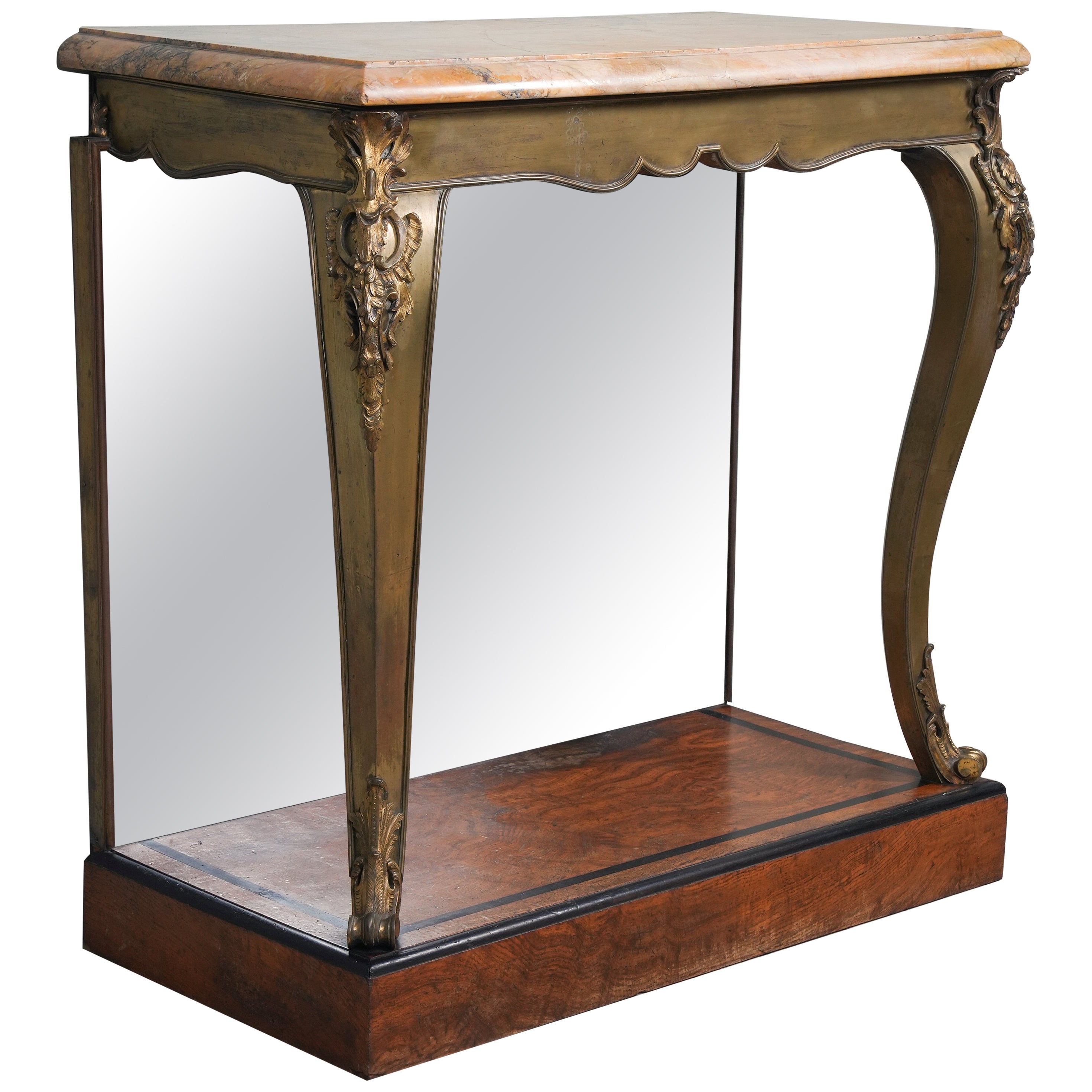 Brass & Scagliola George iv Console Table