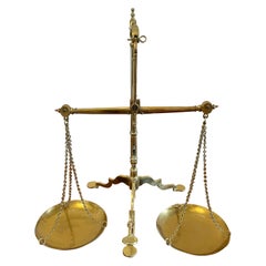Quality Antique Victorian Brass Scales