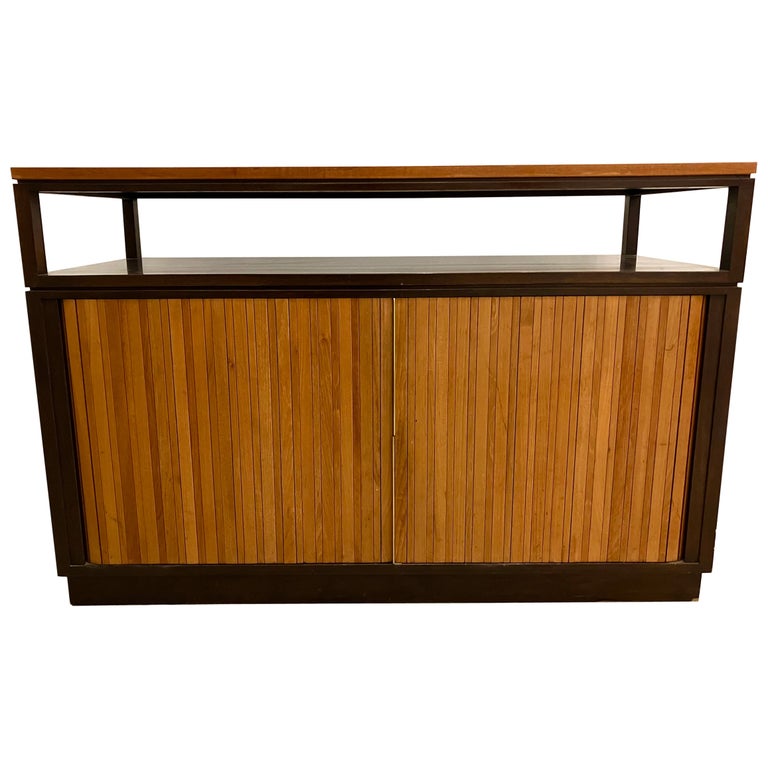 Tambour Door Cabinet by Edward Wormley for Dunbar, Model 959 For Sale