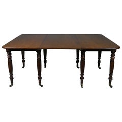 Fine George III Mahogany Dining Table Attributed to Gillows Seating Eight c.1800