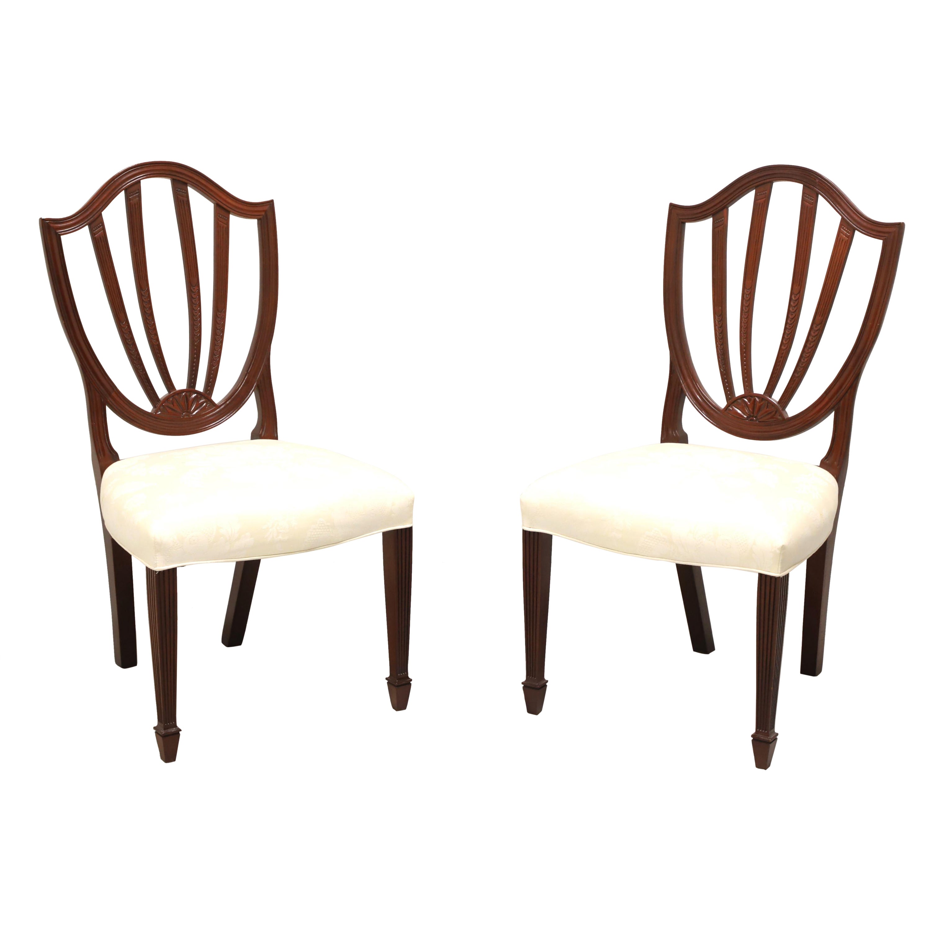 BAKER Historic Charleston Mahogany Hepplewhite Dining Side Chairs