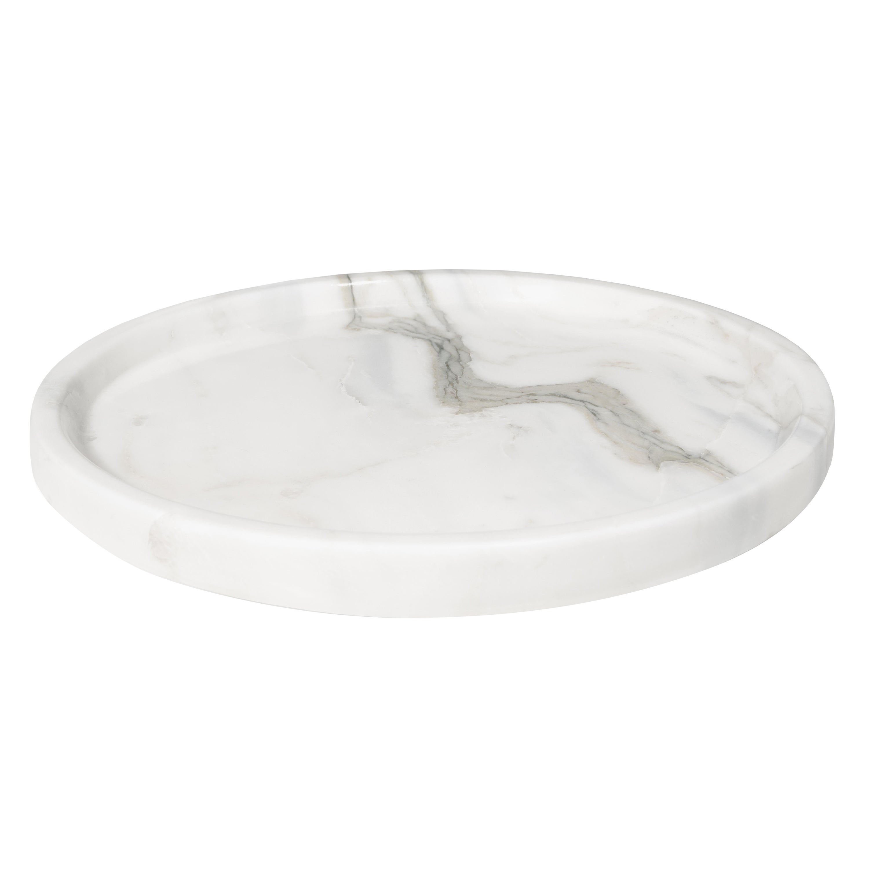 Kreises Tablett – Estremoz-Marmor im Angebot