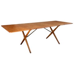 Vintage Hans J Wegner Drop Leaf Dining Table at 309 Danish Teak Modern 