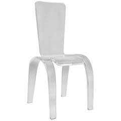Lucite Desk or Vanity Chair 3